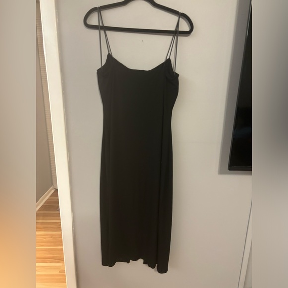 Reformation Pavia Knit Sleeveless Midi-Dress in Black Size Large NWT - Picture 11 of 12